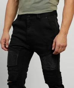 Nena & Pasadena Houston Denim Joggers Jet Black -Men's Pants Online Shop http3A2F2Fstatic.theiconic.com .au2Fp2Fnena pasadena 5445 3311521 4