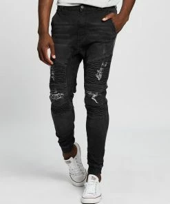 Nena & Pasadena Hellcat Pants Heavy Metal Black