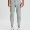 Nike Club Fleece Jogger Pants ​Dark Grey Heather, Matte Silver & White