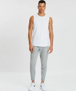 Nike Club Fleece Jogger Pants ​Dark Grey Heather, Matte Silver & White -Men's Pants Online Shop http3A2F2Fstatic.theiconic.com .au2Fp2Fnike 1598 157209 5