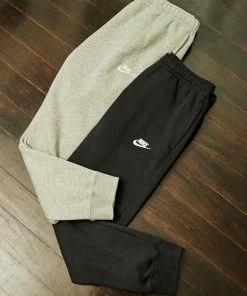 Nike Club Fleece Jogger Pants ​Dark Grey Heather, Matte Silver & White -Men's Pants Online Shop http3A2F2Fstatic.theiconic.com .au2Fp2Fnike 1632 157209 8