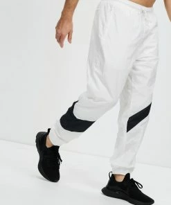 Nike Big Swoosh Woven Pants White & Black -Men's Pants Online Shop http3A2F2Fstatic.theiconic.com .au2Fp2Fnike 2240 9561511 4