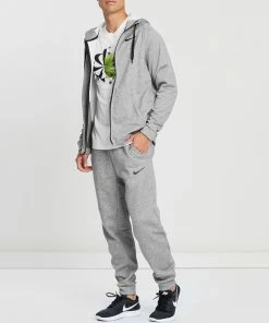 Nike Therma Tapered Pants Dark Grey Heather & Black -Men's Pants Online Shop http3A2F2Fstatic.theiconic.com .au2Fp2Fnike 3384 725527 5