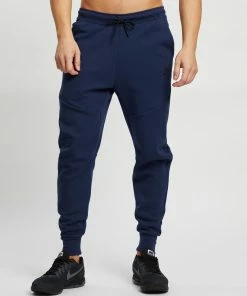 Nike Tech Fleece Joggers Midnight Navy & Black