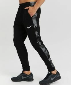 Nike Tapered Camo Training Pants Black & White