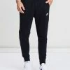 Nike Club Fleece Jogger Pants Black & White
