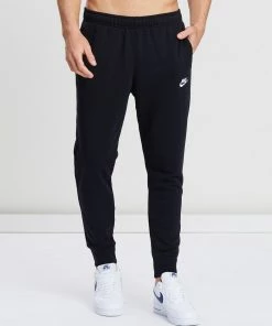 Nike Club Fleece Jogger Pants Black & White