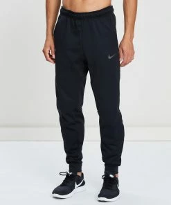 Nike Therma Tapered Training Pants Black/ Metallic Hematite