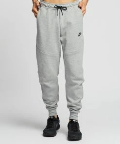 Nike Tech Fleece Jogger Pants Dark Grey Heather & Black