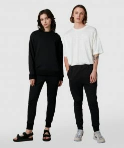 Nique Rowan Unisex Cotton Sweat Pants Black