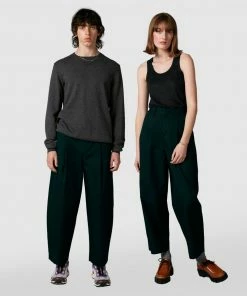 Nique Stanton Unisex Cotton Pants Dark Teal
