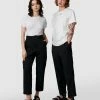 Nique Fujiko Unisex Linen Cotton Pants Black