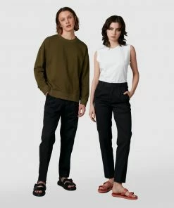 Nique Osakie Unisex Cotton Pants Dark Ink