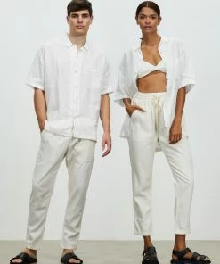 NonType Draw String Patch Pocket Pants - Unisex Bone