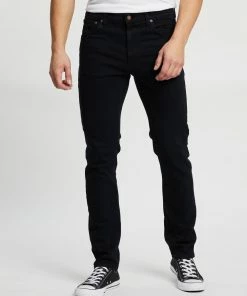 Nudie Jeans Lean Dean Jeans Black Skies