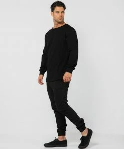 ONEBYONE Edward Chino Pants Black -Men's Pants Online Shop http3A2F2Fstatic.theiconic.com .au2Fp2Fonebyone 1375 9006221 4
