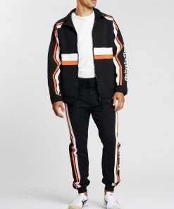 Onitsuka Tiger Knit Pants - Men's Neon Orange & Black -Men's Pants Online Shop http3A2F2Fstatic.theiconic.com .au2Fp2Fonitsuka tiger 2299 6497141 5