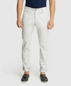Oxford Danny Casual Organic Cotton Chinos Ecru
