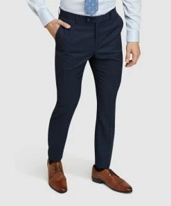 Oxford Hopkins Wool Rich Check Suit Pants Navy -Men's Pants Online Shop http3A2F2Fstatic.theiconic.com .au2Fp2Foxford 1184 9738931 4