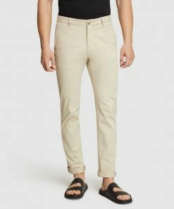 Oxford Danny Casual Organic Cotton Chinos Sand