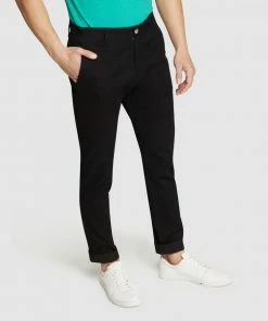 Oxford Danny Casual Organic Cotton Chinos Black -Men's Pants Online Shop http3A2F2Fstatic.theiconic.com .au2Fp2Foxford 1450 8553041 4