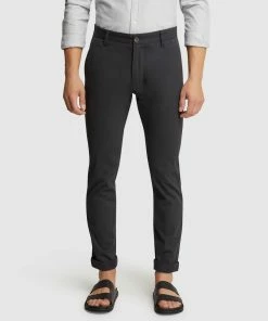 Oxford Stretch Skinny Organic Cotton Chinos Gunmetal