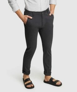 Oxford Stretch Skinny Organic Cotton Chinos Gunmetal -Men's Pants Online Shop http3A2F2Fstatic.theiconic.com .au2Fp2Foxford 1634 4765441 4