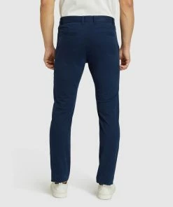 Oxford Danny Casual Organic Cotton Chinos Oxford blue -Men's Pants Online Shop http3A2F2Fstatic.theiconic.com .au2Fp2Foxford 2732 5349631 3