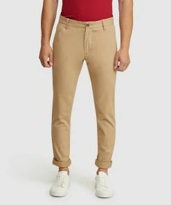 Oxford Stretch Skinny Organic Cotton Chinos Latte