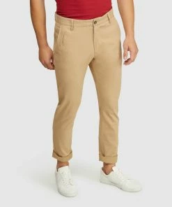 Oxford Stretch Skinny Organic Cotton Chinos Latte -Men's Pants Online Shop http3A2F2Fstatic.theiconic.com .au2Fp2Foxford 2984 3886641 4