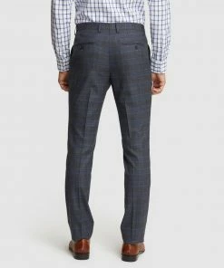 Oxford Auden Wool Stretch Check Suit Pants Grey/blue -Men's Pants Online Shop http3A2F2Fstatic.theiconic.com .au2Fp2Foxford 3096 9865441 3