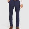 Oxford Hopkins Wool Stretch Suit Trousers Navy