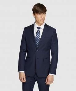 Oxford N. Hopkins Wool Suit Jacket Navy