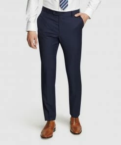 Oxford Hopkins Wool Suit Trousers Navy