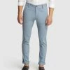 Oxford Stretch Skinny Organic Cotton Chinos Smoky Blue