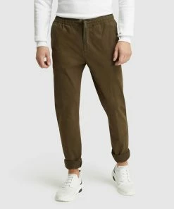 Oxford Ashton Jogger Chinos Forest green