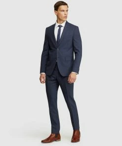 Oxford Auden Wool Stretch Check Suit Pants Navy -Men's Pants Online Shop http3A2F2Fstatic.theiconic.com .au2Fp2Foxford 5020 5986741 5