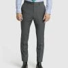 Oxford Hopkins Wool Suit Trousers Charcoal
