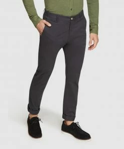 Oxford Danny Casual Organic Cotton Chinos Gunmetal -Men's Pants Online Shop http3A2F2Fstatic.theiconic.com .au2Fp2Foxford 7104 7553041 4
