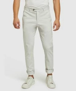 Oxford Luka Stretch Casual Pants Pebble