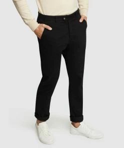 Oxford Luka Stretch Organic Cotton Chinos Black -Men's Pants Online Shop http3A2F2Fstatic.theiconic.com .au2Fp2Foxford 9047 8384441 4