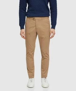 Oxford Luka Stretch Casual Pants Sand