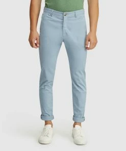 Oxford Danny Casual Organic Cotton Chinos Air Force Blue