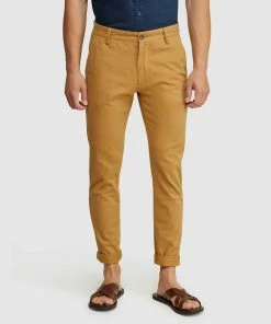Oxford Stretch Skinny Organic Cotton Chinos Camel