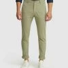 Oxford Danny Casual Organic Cotton Chinos Sage