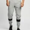 Puma Essentials+ Colour Block Sweatpants Medium Grey Heather