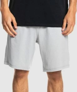 Quiksilver Mens Stryker Tracksuit Shorts LIGHT GREY HEATHER