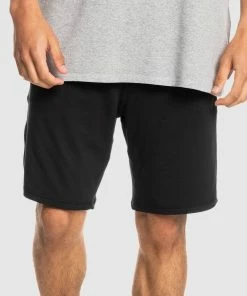 Quiksilver Mens Stryker Tracksuit Shorts BLACK
