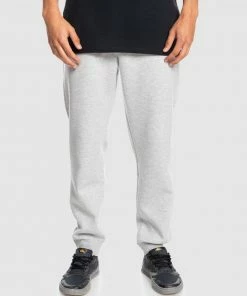 Quiksilver Mens Proform Tracksuit Bottoms LIGHT GREY HEATHER