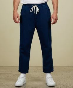 Rag & bone Hemp Blend Broken Twill Reed Pants Real Indigo